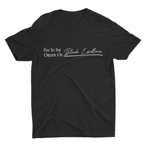 Short Sleeve T-Shirt: Black Excellence