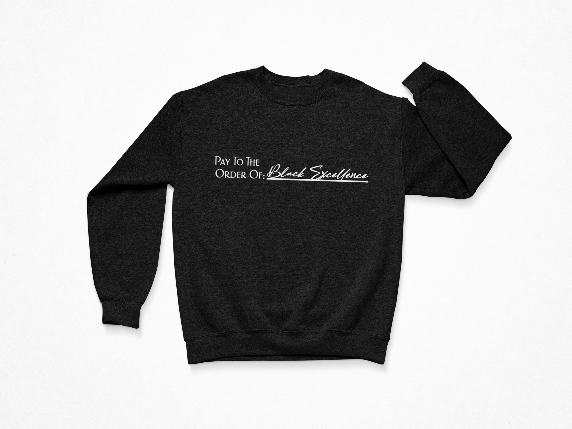 Black top excellence sweatshirt